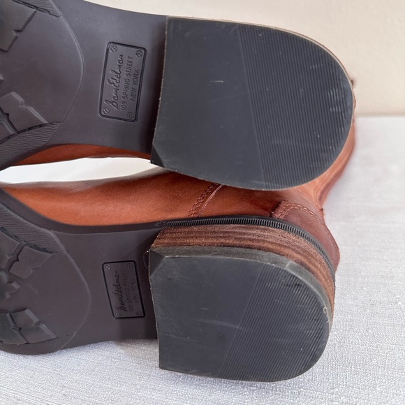 Sam Edelman Penny Whiskey Distressed Leather Knee
High Riding Boots Women's 6W - Picture 15 of 16